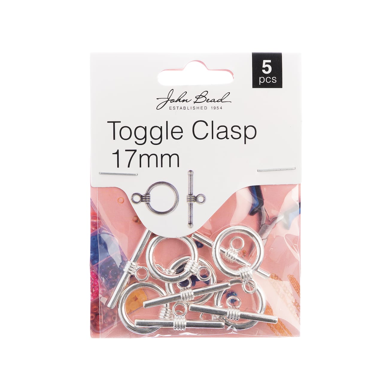 John Bead Must Have Findings 17mm Toggle Clasp, 5ct.